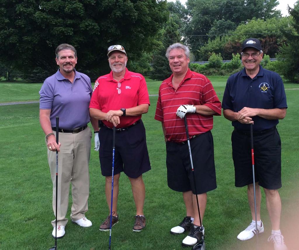 Members of the 18th Masonic District support the Order of DeMolay at its annual golf outing.