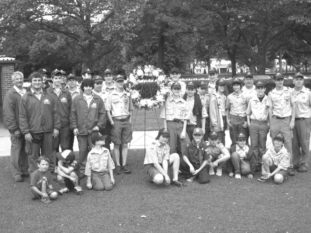 July/August 2010 Page 4 Boy Scout Troop 125 Memorial Day Boy Scout Troop 125 celebrated Memorial Day with a weekend full of activities honoring the troops that have served and are still serving our