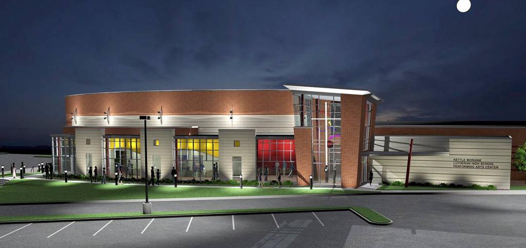 Kettle Moraine Lutheran High School Performing Arts Center Proposed 750-seat facility A date to look forward to.