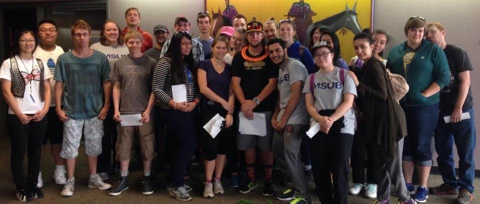 United Campus Ministry at MSU Billings Fall 2015 Report by Rob Kirby The new semester has started and we have seen a lot of new faces at our first few programs of the year.