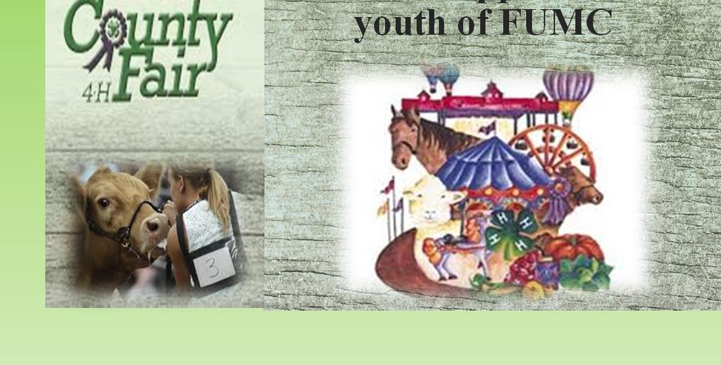 of FUMC July 9-14 Epworth Forest, high school youth.