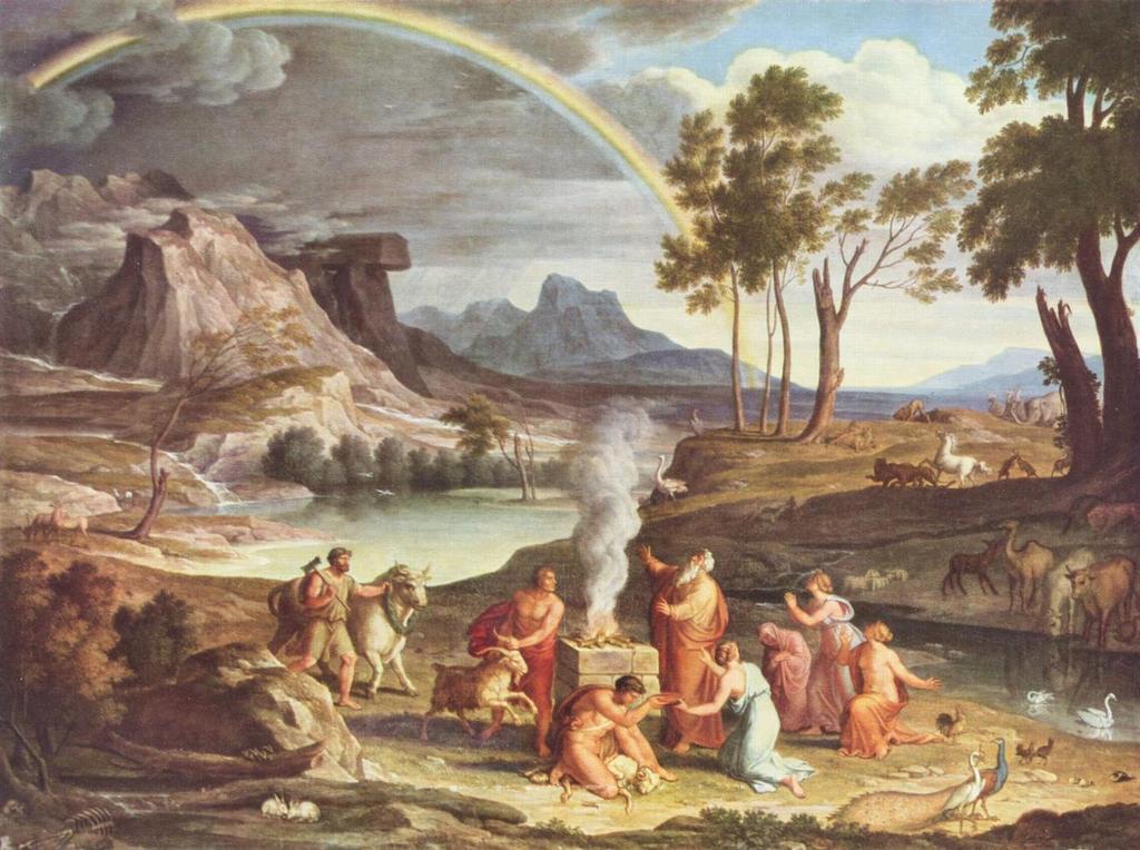 L e s s o n T w o H i s t o r y O v e r v i e w a n d A s s i g n m e n t s Concerning the Flood Landscape with the Peace Offerings of Noah, by Joseph Anton Koch (1768-1839), c.