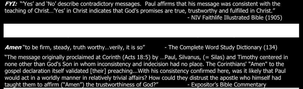 He has done something or said something, and the Corinthians feel offended because of it. So Paul has examined his conscience and concluded that he has done nothing wrong.