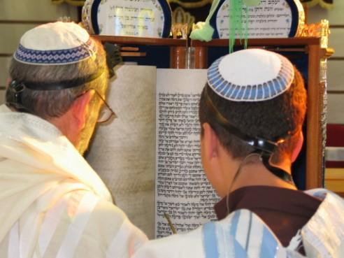 !! Simchas Torah Dancing with the Torah, What does it represent? Every week on Shabbat we read one portion from the Torah.