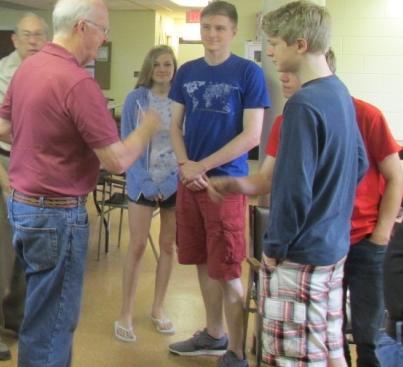 The Bremmer Family photographs and captions by Jack Notzen On Tuesday June 7 th, 2016 Father Jim Stanley gave the attendees of the Tuesday Eucharist Service a real treat.