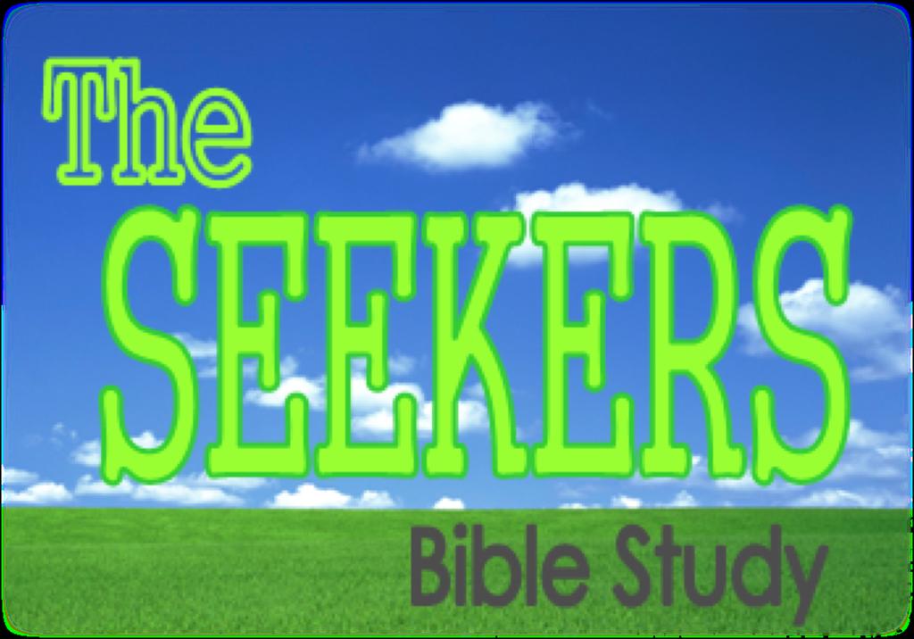 Seekers Growth Group (Bible study & prayer) Read in the Bible and share in discussion and insight for mutual understanding and spiritual growth. Facilitator: Ed Groeschel 843.832.2912 egroeschel@sc.