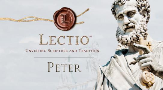 LECTIO -PETER Starting Tuesday Sept 12 th 3:00 pm Home of Joanne Leahey 1365 Snell Isle Blvd Ne The character of St. Peter is both inspiring and confounding to many of us.