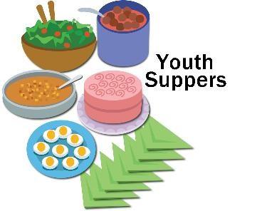 Volunteers are needed to provide supper for the youth on Sunday evenings.