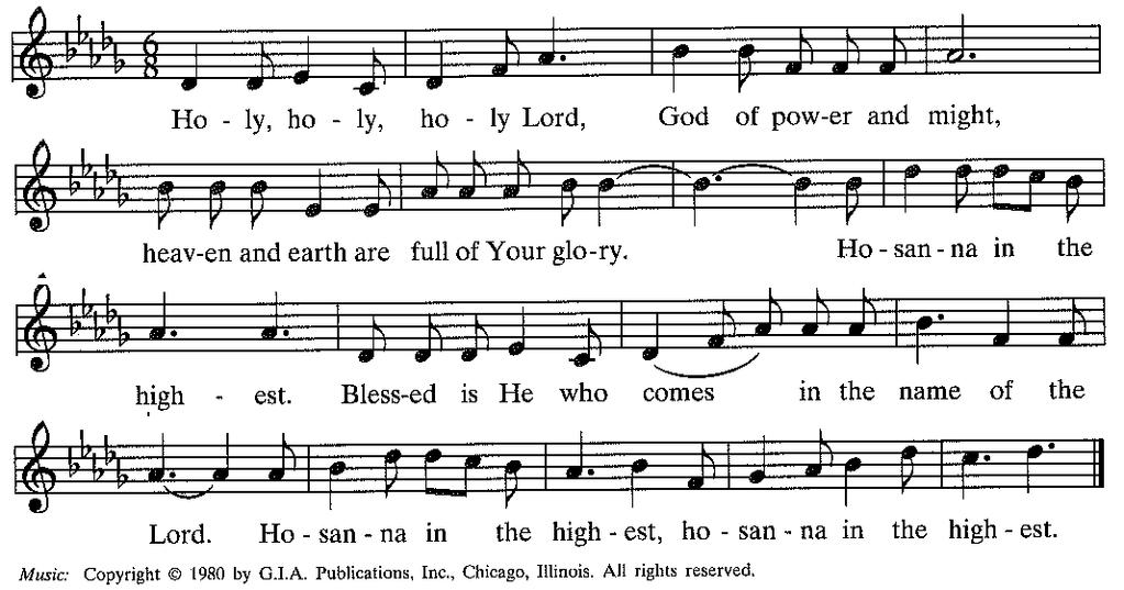 * Doxology Hymn 591 Praise God, From Whom All Blessings Flow OLD HUNDREDTH Praise God, from whom all blessings flow; Praise Christ, all people here below; Praise Holy Spirit evermore; Praise Triune