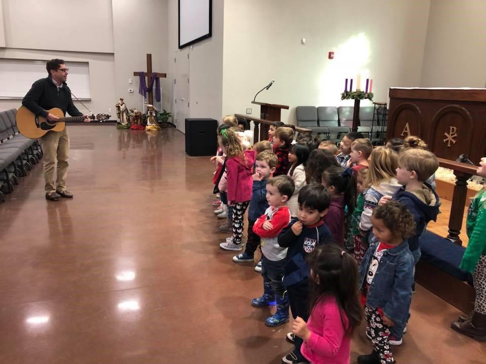 Father Joe joined in on the fun, singing Jingle Bells with the children and playing his guitar. Thank you Fr. Joe and thank you to everyone who made our first Christmas Program a HUGE success!