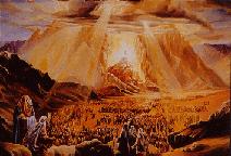 God's appearance to Israel on Mt. Sinai when he established his covenant with them, happened 50 days after the Passover, which occurred on the even of their departure from Egypt.
