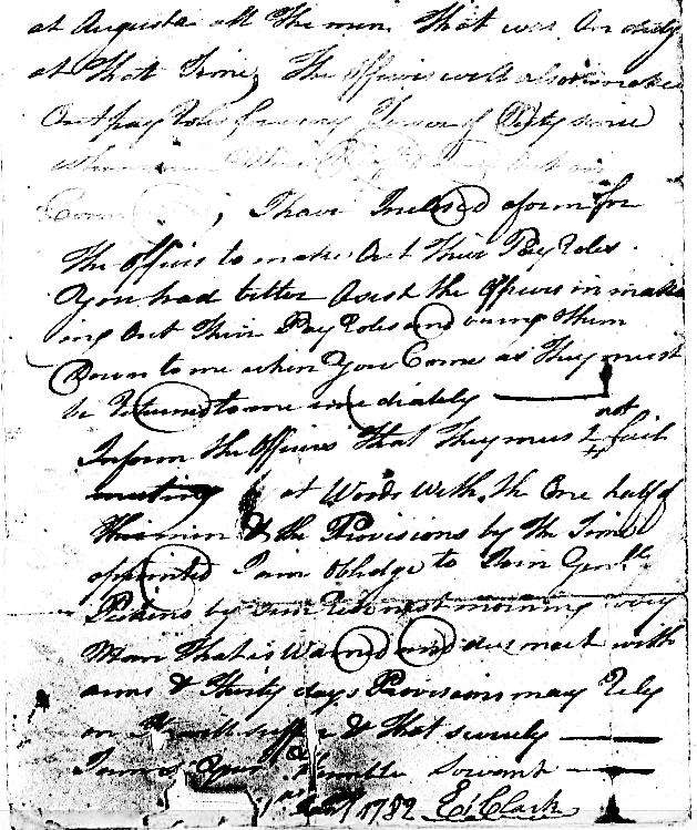 [p 84] To Col. Cunningham 1 Jan. '82 [1782] No. 8 To Coll.