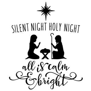 Silent night! Holy night! Where on this day all power of fatherly love poured forth And like a brother lovingly embraced Jesus the peoples of the world, Jesus the peoples of the world. Silent night!