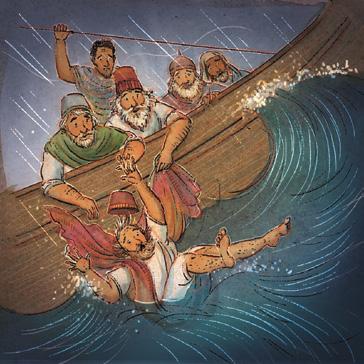 ILLUSTRATIONS BY APRYL STOTT God sent a whale to save Jonah.
