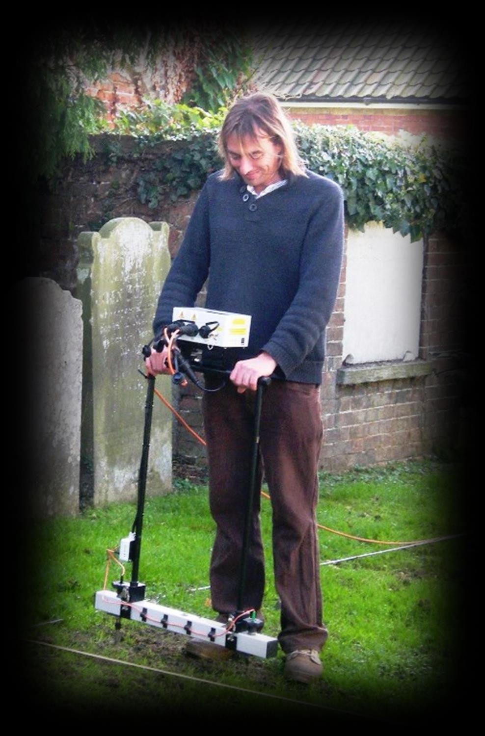 Geophysics In October 2015, Dr David Bescoby undertook a geophysical survey of the