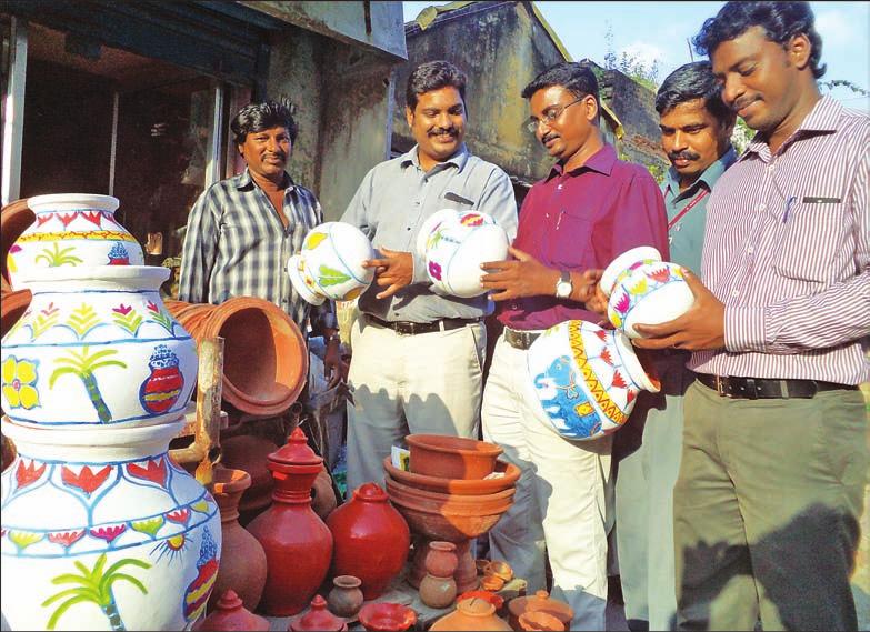 But this year, he said, a number of companies and shop owners had made advance payment to buy his pots to decorate their outlets.