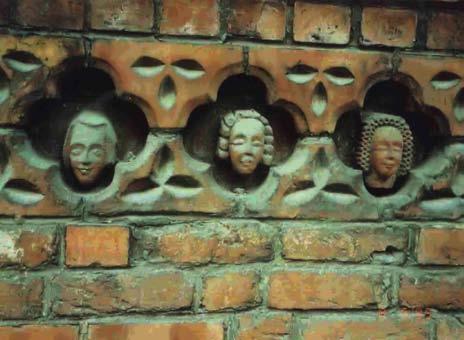 and grow for as many years to come. It is once again a magnificent spiritual symbol for the city of Tartu were the towns people and guests are always most welcome. Picture 3. Terracotta figures.