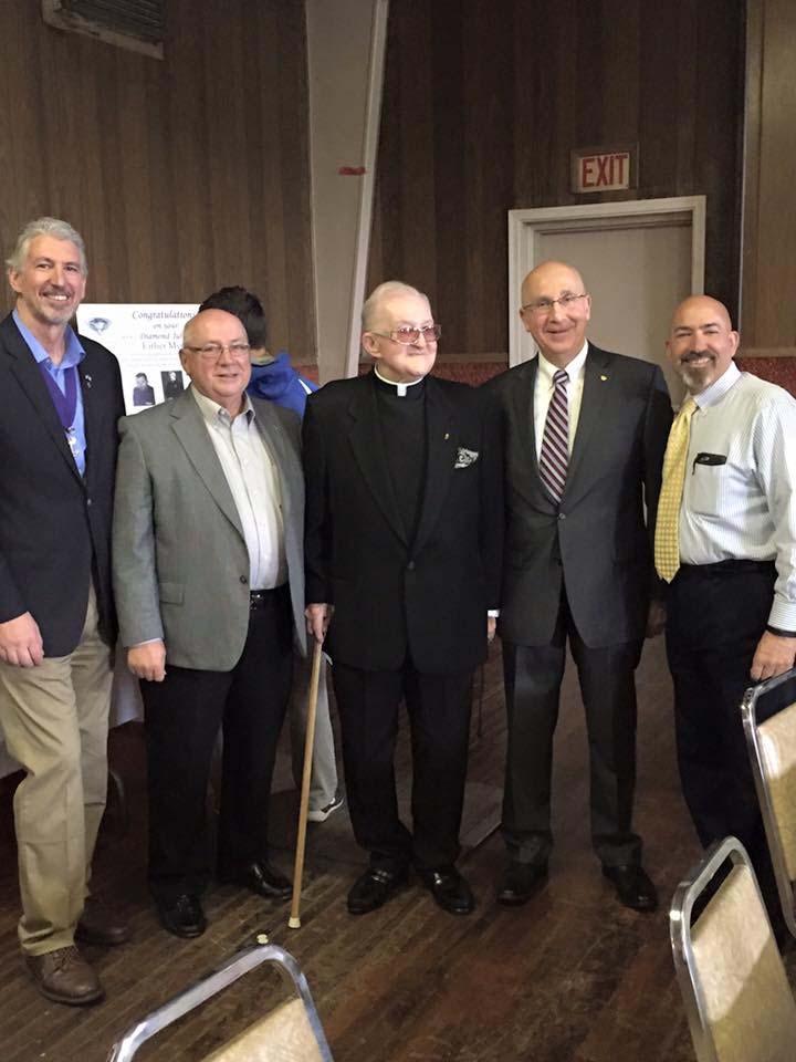 The council helped Father Myron celebrate his 60th Anniversary of his ordination on May 22nd.