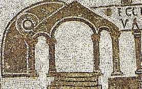 20 Nave Exedra, ca. 418 21 Apse Tribelon and Nave Altar, African basilica, reconstruction of mosaic from Tabarka, ca.