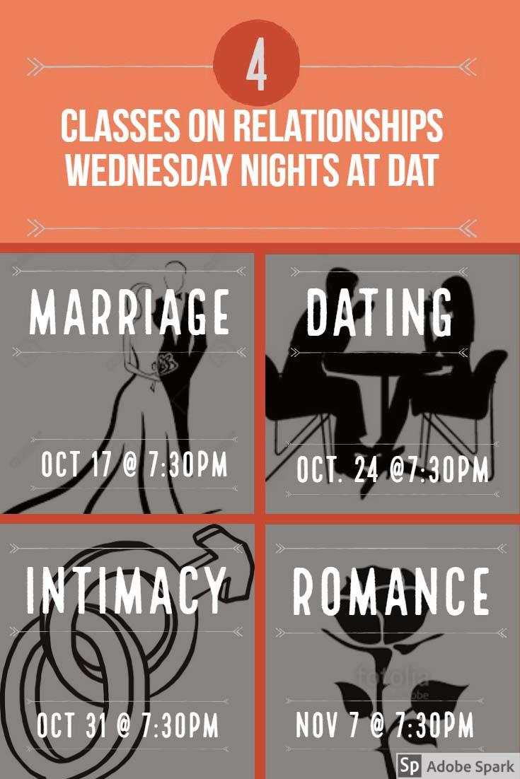 NEW LEARNING OPPORTUNITIES NEW SERIES ON RELATIONSHIPS BEGINS WEDNESDAY NIGHT, OCT.
