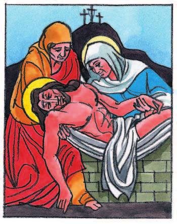 Jesus is Laid in the Tomb THE FOURTEENTH STATION If you pay attention to nature, you learn a lot about life.