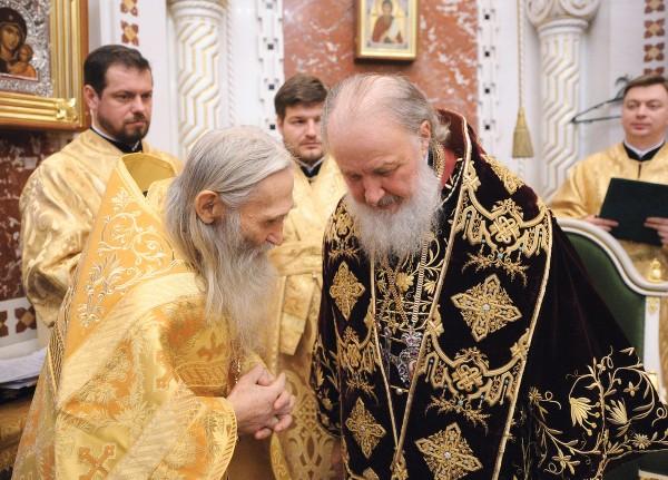 Divine Liturgy in the Cathedral of Christ the Savior on the
