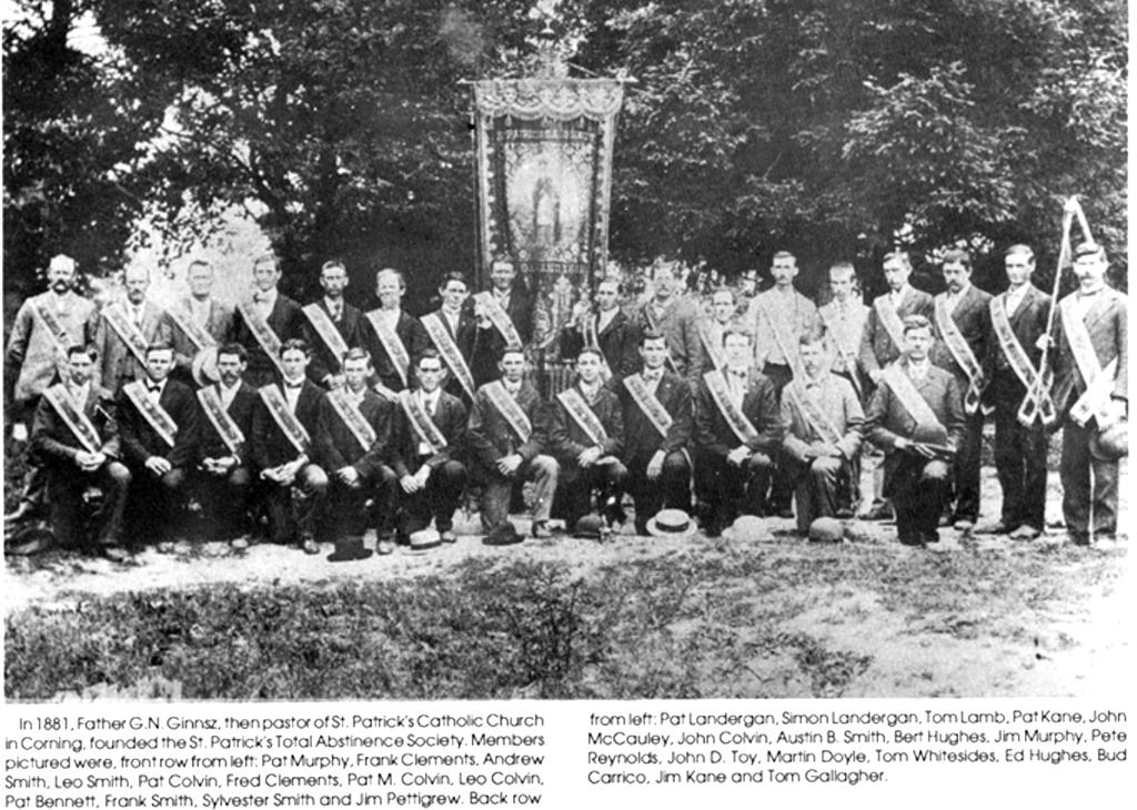 Above: St. Patrick s Catholic Society: I came across this picture during my research and found it interesting.