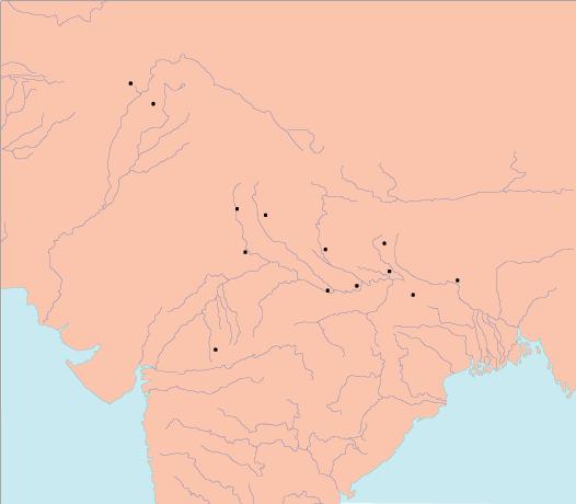 30 THEMES IN INDIAN H ISTORY KAMBOJA Map 1 Early states and their capitals Pushkalavati GANDHARA Taxila Indraprastha Ahichchhatra KURU SHURASENA PANCHALA Shravasti Mathura MATSYA KOSHALA KASHI AVANTI