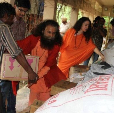 Project Hope Relief, Restoration and Rehabilitation Founded, led and blessed by HH Pujya Swami Chidanand Saraswatiji, President of Parmarth Niketan (Rishikesh) Under
