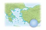 From their location in the northwestern corner of the peninsula, the Ottomans expanded westward Constantinople Dardanelles Aegean Sea Mediterranean Sea Black Sea Bosporus Sea of Marmara Anatolian