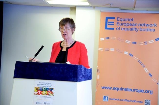 Page7 OPENING ADDRESS Evelyn Collins, Chair of Equinet and Chief Executive of the Equality Commission for Northern Ireland, opened the Seminar by introducing the work of Equinet and of equality