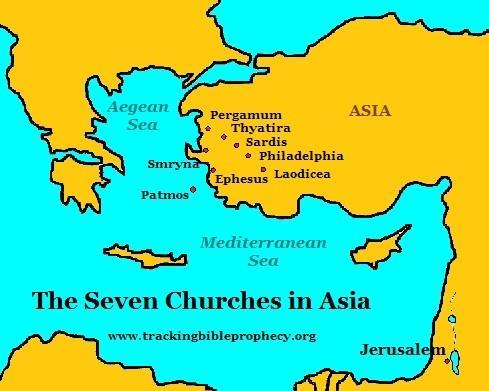 The seven Epistle of Jesus Christ Ephesus