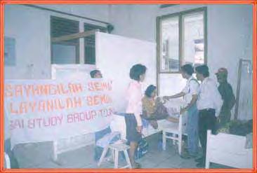 NEWS FROM SAI CENTRES Medical camp organised by Sai Study Group at Kelurahan Tamagapa, Indonesia.