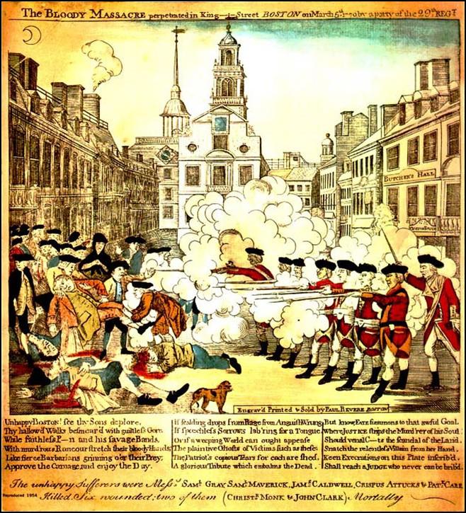 The Boston Massacre Was it Fact of Fiction? 1. Who was the artist responsible for this Painting? 2. What is the Event shown? 3.