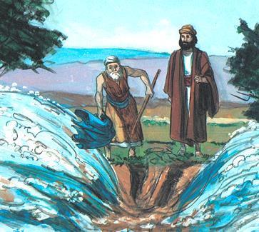 Elijah Demonstrates the Spirit and Power of God 2 Kings 2:8 Stuck the water with his cloak and the river parted Showed evidence of