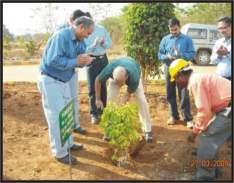 CSR Advisory Board Members Visit Lanjigarh CSR Advisory Board Members while planting the saplings inside the plant premises