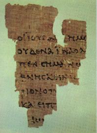 53). "The Greek manuscripts of the New Testament, so far as known, were written on papyrus, parchment, or paper.