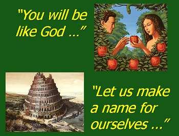 But that indifference to God is built into human culture, for all people, like those who erected the tower of Babel, desire to make a name for themselves without taking God into account.