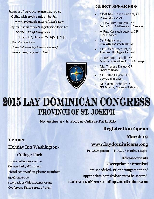 Newsletter of the Lay Fraternities of St.