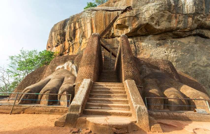 Sigiriya Lion Rock (Sigiriya Fortress) Sigiriya is a 5th Century man-made fortification situated on a majestic column of rock and known as the Fortress in the Sky.