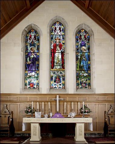 From the columbarium and memorial garden to the nave and sanctuary, St. Luke s is holy, spiritual, and serene. The Sacred Art and Architecture of St. Luke s Upon entering the sanctuary of St.