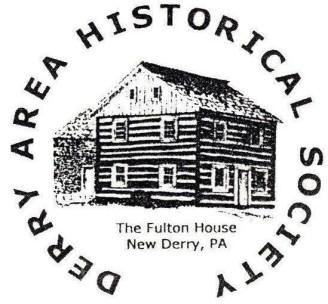 Fulton House News Derry Area Historical Society Fall 2018 Join us TO CELEBRATE THE SEASON At the Old Salem Community Church 23 rd Annual Christmas Community Sing A LOng MONday DEC 3 rd 6:30pm Old