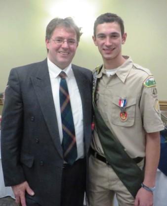 Member Ean Lamolinara Earns Eagle Scout Award Ean, son of Gary and Dana and grandson of Ed Lamolinara was honored Sunday October 28 th 2018 at a banquet where he received the highest award in