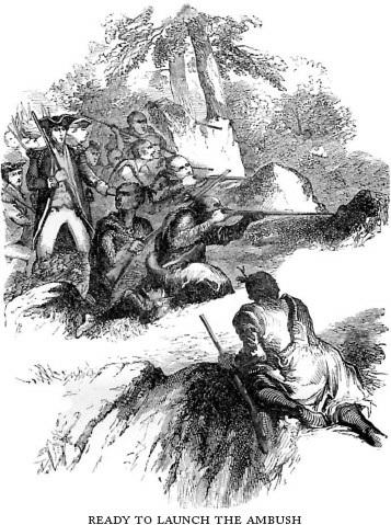 The night before the battle, the French commander of Fort Duquesne with great difficulty persuaded the Indians to join the ambush against the British.