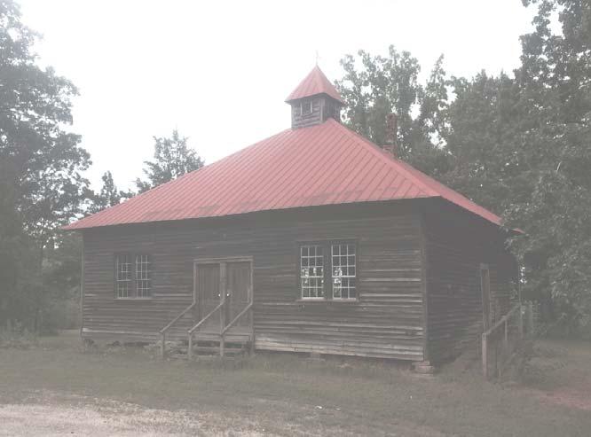 Cross Plains School House is located in the rural community of Cross Plains in Carroll County, Georgia.