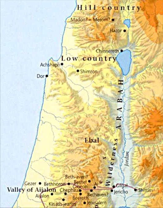Chp 11: 1 6 Jabin, King of Hazor, heard of Israel s victories in the south & formed an alliance with the kings of Madon, Shimron, Achshaph & the others of northern Canaan to make war with Isreal.