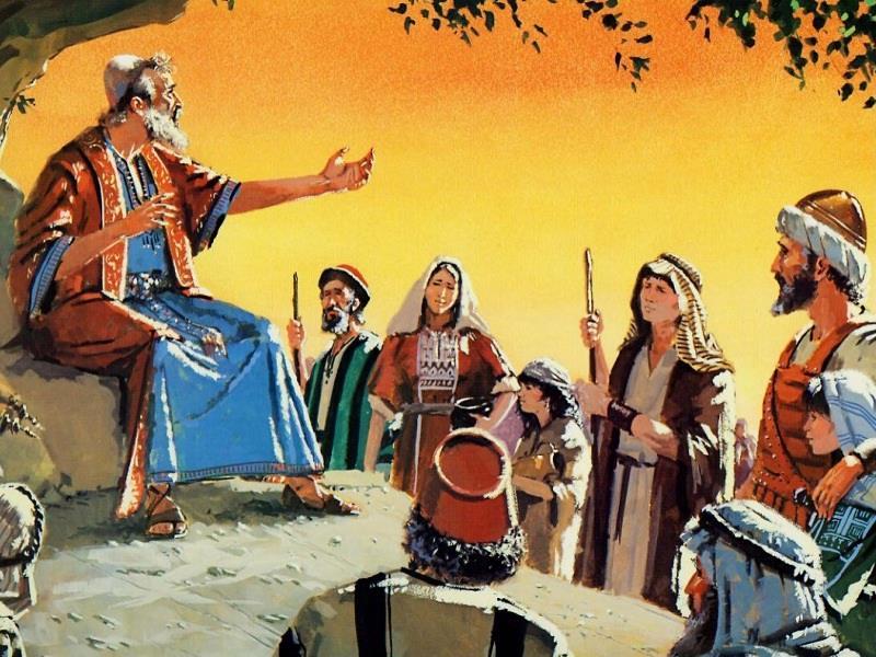 Lesson 7: Joshua 22 ~ 24 Chp 22:1 10: Joshua called the tribes of Reuben, Gad & half of Manasseh & told