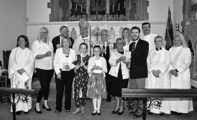Bishop Stephen with the confirmation candidates and the parish clergy There is a further selection of photographs on the Downham church Facebook page www.facebook.