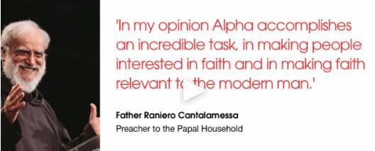 Alpha is coming! Coming Fall 2018 ALPHA It s in Catholic Churches all over the world! Why Alpha? Alpha is a chance for people to grow in their relationship with God.