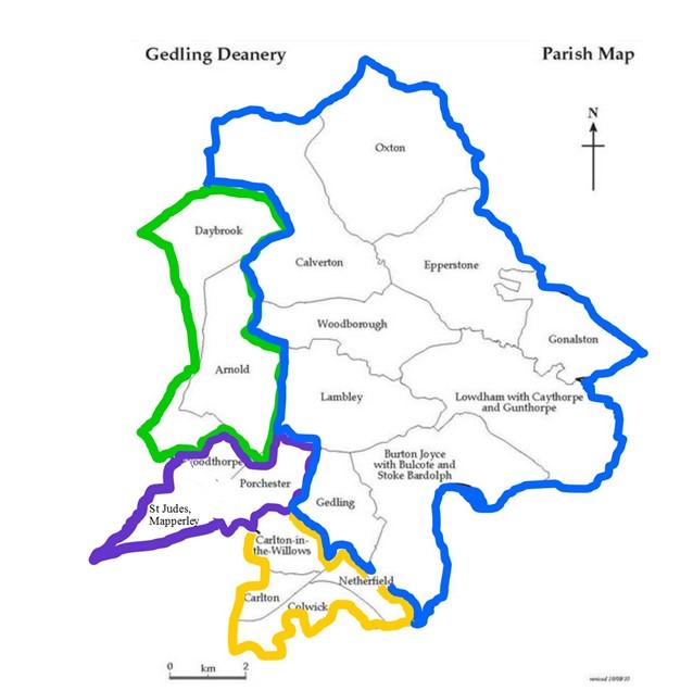 Gedling Deanery St. Mary s Gedling deanery covers a population of 104,000 covering urban, suburban and rural areas.